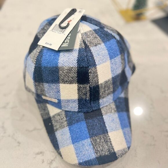 NWT I.N.C International Concepts Women’s Leopard Print Wool Blend Beret blue - Picture 5 of 6